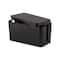 Simplify Black Cable Organizer Boxes, 2ct.